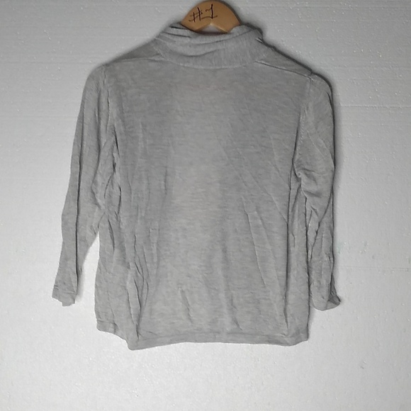 Women's Large open cardigan. Grey Cyrus cardigan. Open sweater - Picture 3 of 6
